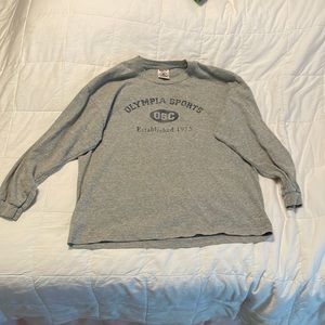 Delta Youth XL grey long sleev shirt